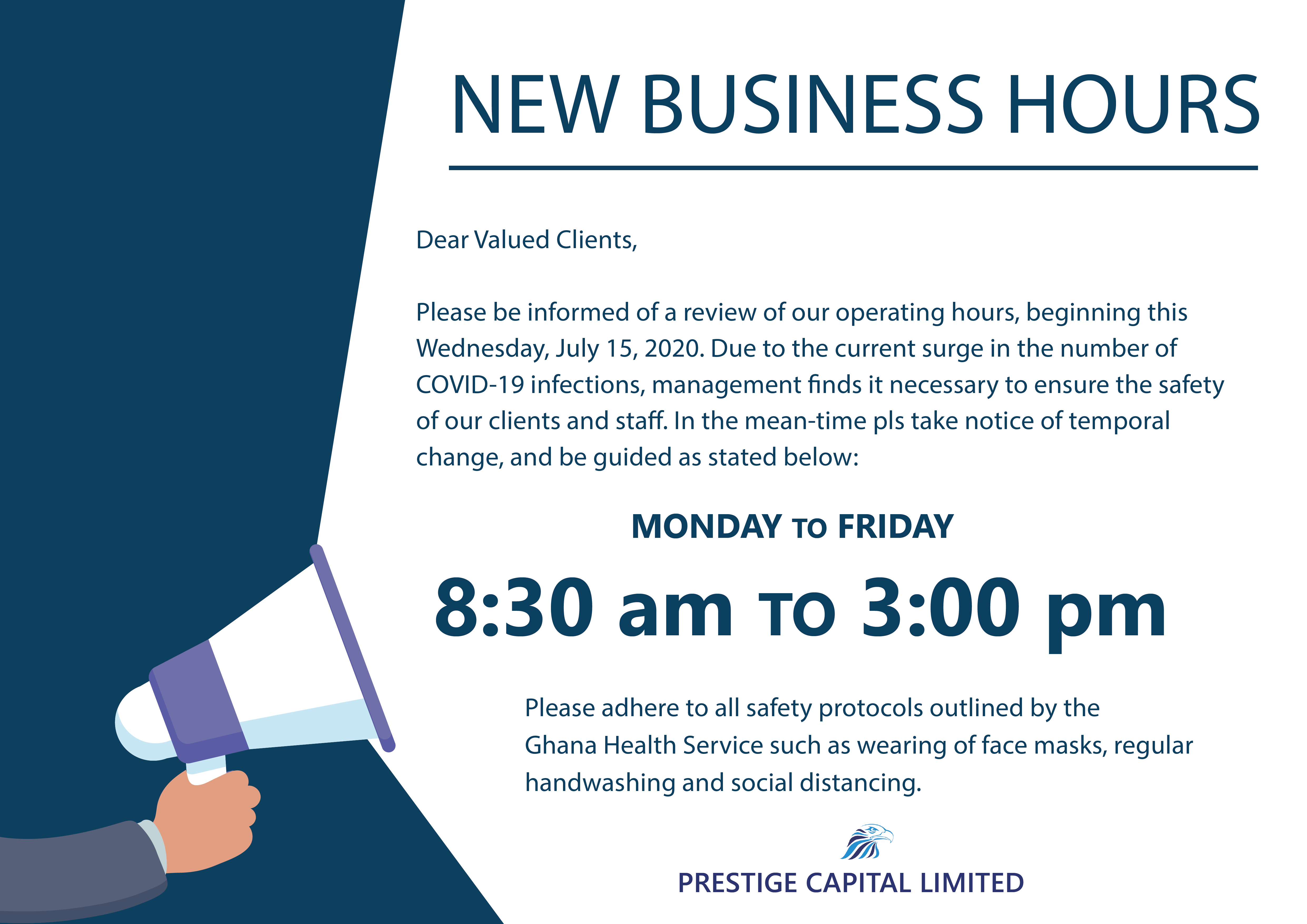 You are currently viewing New Business Hours